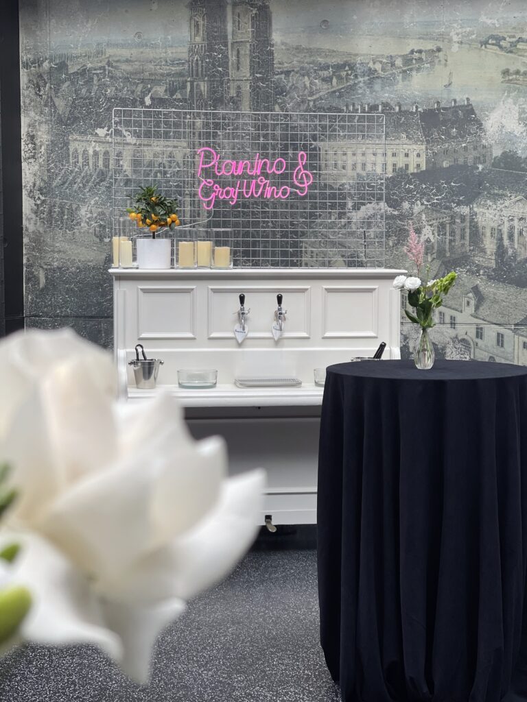 Mobilny bar pianino na evencie – wynajem prosecco bar Wrocław Śląsk Wielkopolska